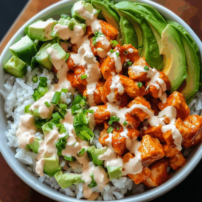 Easy Buffalo Chicken Bowl Recipe
