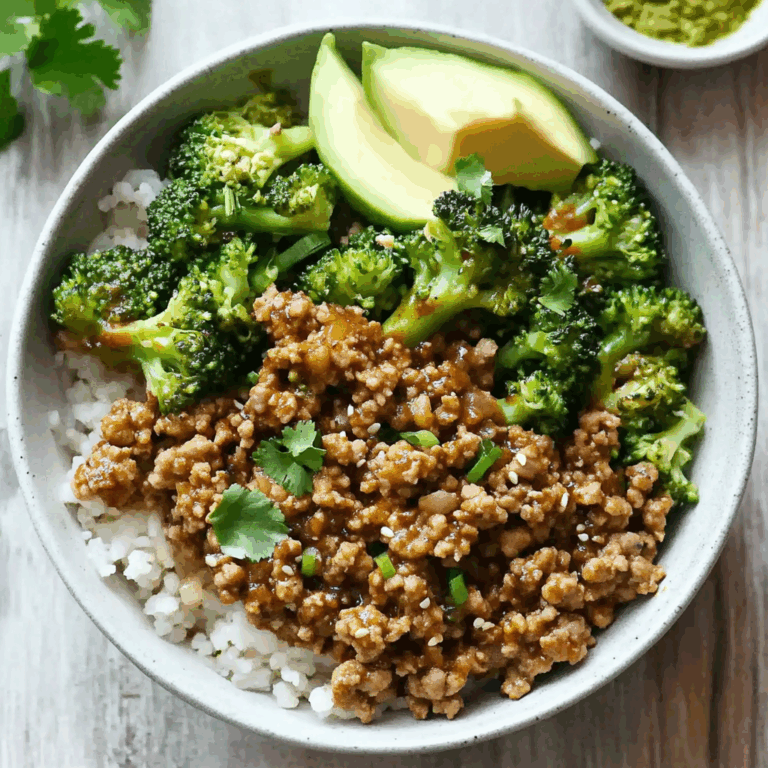 Sweet and Spicy Ground Turkey & Broccoli Bowls: An Incredible, Flavorful 7-Ingredient Weeknight Meal