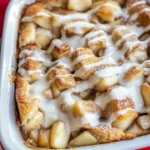 2 Ingredient Cinnamon Roll Apple Cobbler