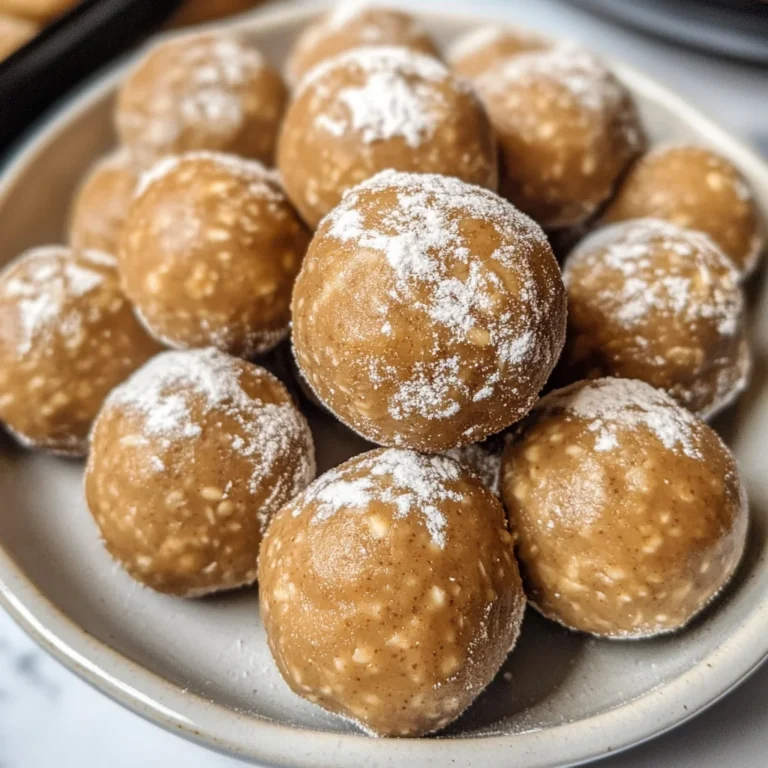 3-Ingredient Peanut Butter Balls