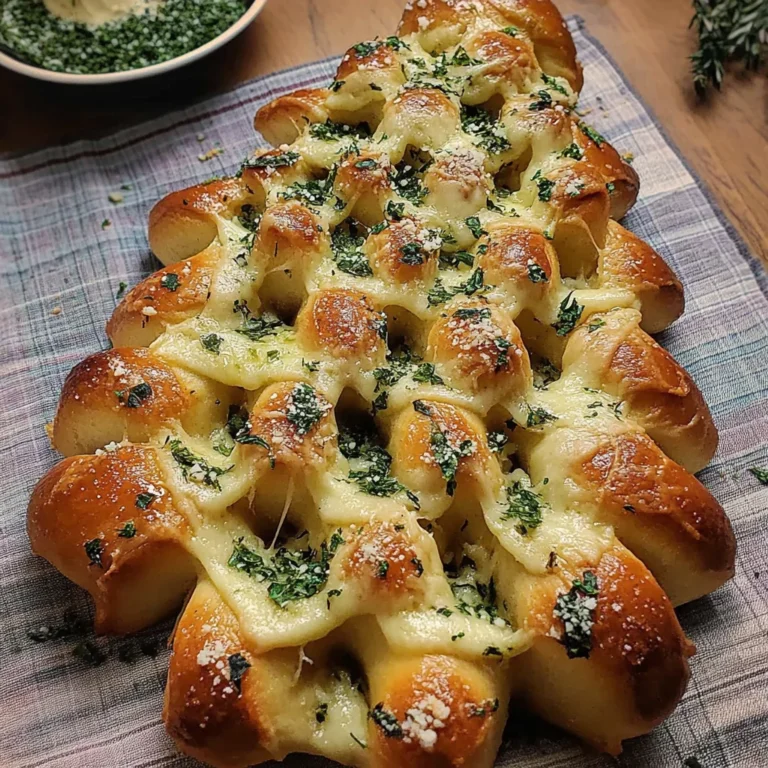 Cheesy Christmas Tree Bread