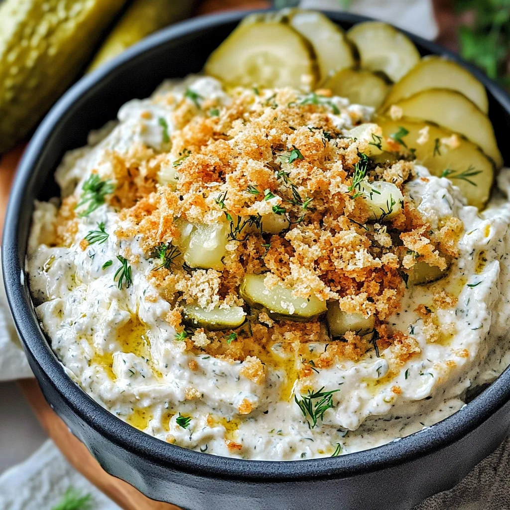 Fried Pickle Ranch Dip