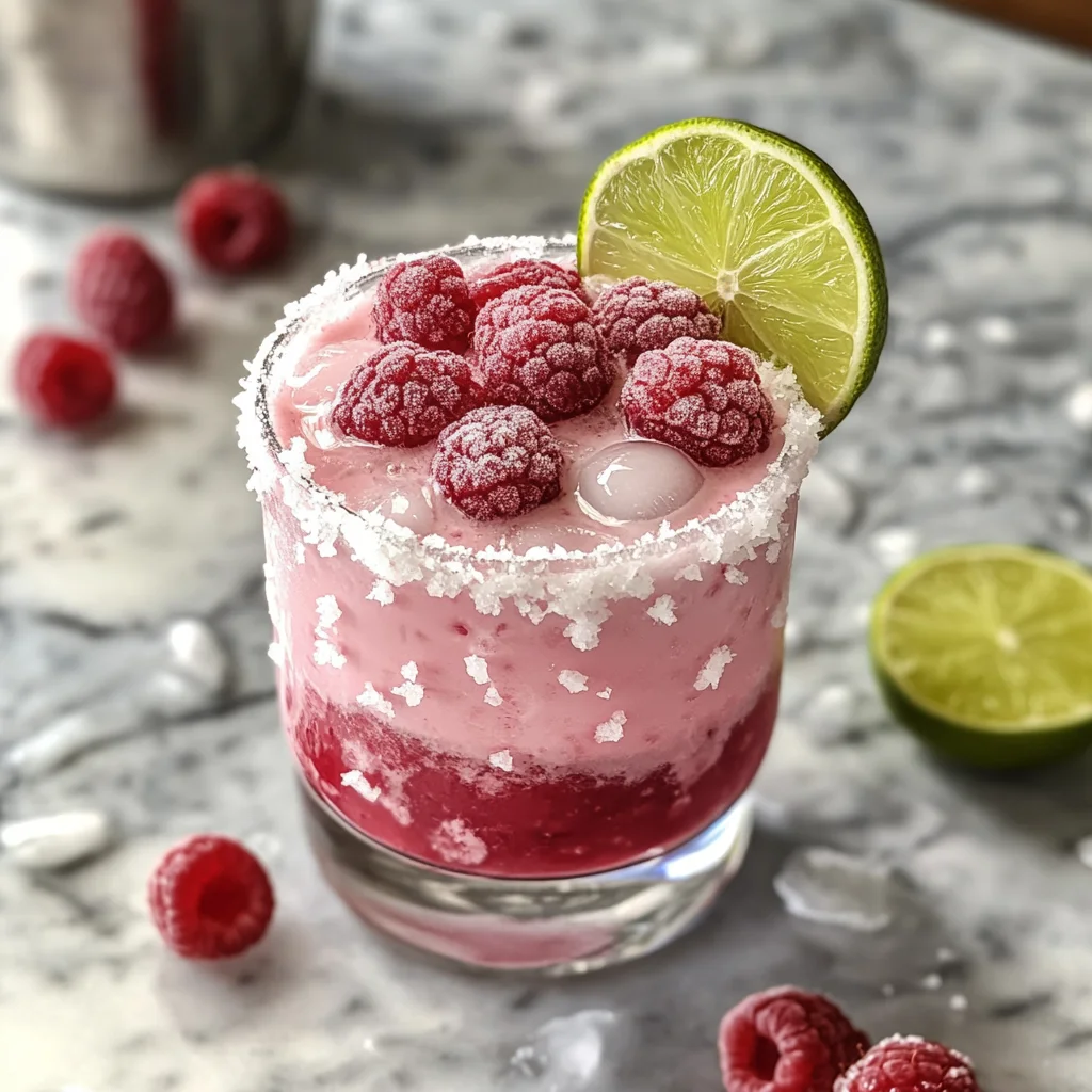 Raspberry Coconut Margarita