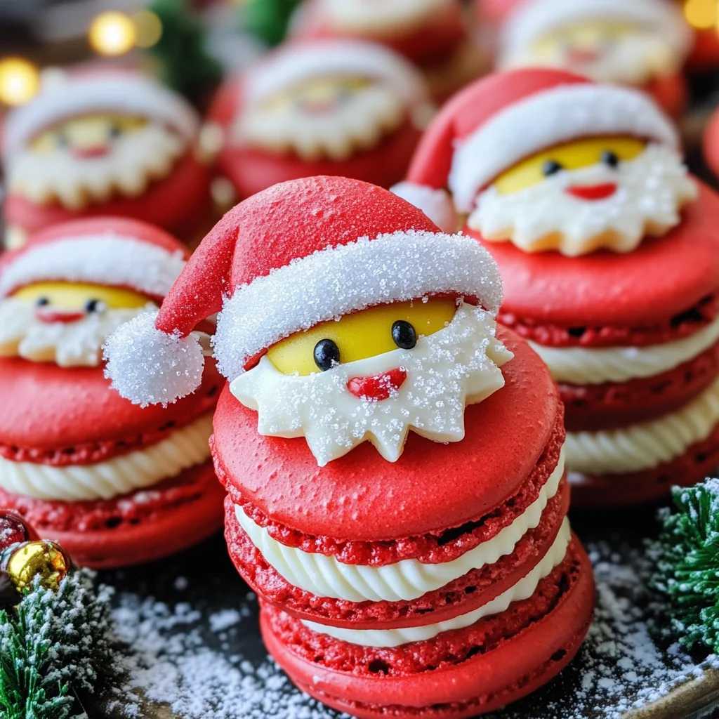 Santa Claus Macarons