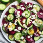Vibrantly Easy Beet Salad with Feta and Cucumbers Delight