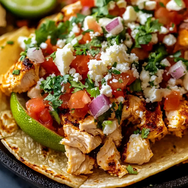 Easy Chicken Street Tacos Recipe